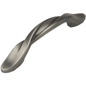 Cosmas 9009AS Antique Silver Twist Cabinet Pull