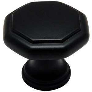 Cosmas 5181FB Flat Black Cabinet Knob