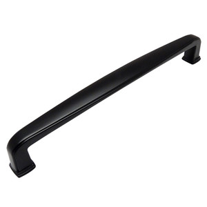 Cosmas 4392-160FB Flat Black Cabinet Pull