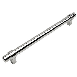 Cosmas 161-224CH Polished Chrome Cabinet Hardware Euro Style Bar Pull
