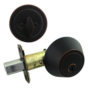 Cosmas Oil Rubbed Bronze Single Cylinder Deadbolt: SDB100-ORB Cosmas Oil Rubbed Bronze Single Cylinder Deadbolt: SDB100-ORB