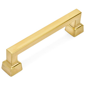Cosmas 1481-96BB Brushed Brass Modern Contemporary Cabinet Pull Cosmas 1481-96BB Brushed Brass Modern Contemporary Cabinet Pull