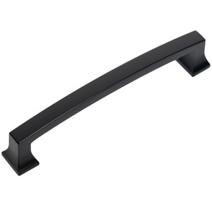 Cosmas 755-128FB Flat Black Contemporary Cabinet Pull Cosmas 755-128FB Flat Black Contemporary Cabinet Pull