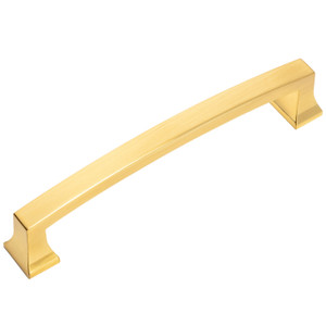 Cosmas 755-128BB Brushed Brass Contemporary Cabinet Pull Cosmas 755-128BB Brushed Brass Contemporary Cabinet Pull