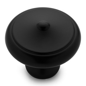Cosmas 13247FB Flat Black Round Contemporary Cabinet Knob Cosmas 13247FB Flat Black Round Contemporary Cabinet Knob