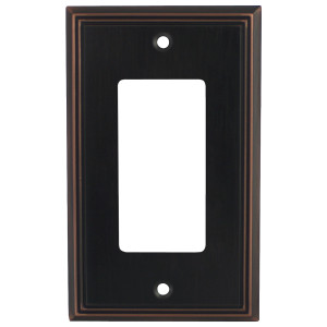 Cosmas 65000-ORB Oil Rubbed Bronze Single GFCI / Decora Wall Plate Cosmas 65000-ORB Oil Rubbed Bronze Single GFCI / Decora Wall Plate