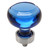 Cosmas 6355SN-BL Satin Nickel & Blue Glass Round Cabinet Knob Cosmas 6355SN-BL Satin Nickel & Blue Glass Round Cabinet Knob