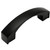 Cosmas 616-030FB Flat Black Subtle Arch Cabinet Pull