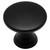 Cosmas 4545FB Flat Black Miniature Round Cabinet Knob