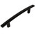 Cosmas 2363-96FB Flat Black Subtle Arch Cabinet Pull