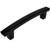 Cosmas 5237FB Flat Black Contemporary Arch Cabinet Pull