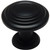Cosmas 4122FB Flat Black Ring Cabinet Knob