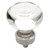 Cosmas 6355SN-C Satin Nickel & Clear Glass Round Cabinet Knob Cosmas 6355SN-C Satin Nickel & Clear Glass Round Cabinet Knob