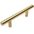 Cosmas 305-030BB Brushed Brass Cabinet Hardware Euro Style Bar Pull Cosmas 305-030BB Brushed Brass Cabinet Hardware Euro Style Bar Pull