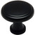 Cosmas 9985FB Flat Black Cabinet Knob