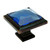 Cosmas 5883ORB-BL Oil Rubbed Bronze & Blue Glass Square Cabinet Knob