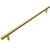 Cosmas 305-320BB Brushed Brass Cabinet Hardware Euro Style Bar Pull