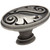 Cosmas 4297WN Weathered Nickel Floral Cabinet Knob