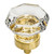 Cosmas 5268BB-C Brushed Brass & Clear Glass Cabinet Knob Cosmas 5268BB-C Brushed Brass & Clear Glass Cabinet Knob