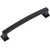 Cosmas 755-128FB Flat Black Contemporary Cabinet Pull