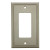 Cosmas 65000-SN Satin Nickel Single GFCI / Decora Wall Plate Cosmas 65000-SN Satin Nickel Single GFCI / Decora Wall Plate