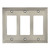 Cosmas 25084-SN Satin Nickel Triple GFCI / Decora Wall Plate Cosmas 25084-SN Satin Nickel Triple GFCI / Decora Wall Plate