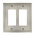 Cosmas 25090-SN Satin Nickel Double GFCI / Decora Wall Plate Cosmas 25090-SN Satin Nickel Double GFCI / Decora Wall Plate