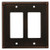 Cosmas 44098-ORB Oil Rubbed Bronze Double GFCI / Decora Wall Plate Cosmas 44098-ORB Oil Rubbed Bronze Double GFCI / Decora Wall Plate