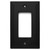 Cosmas 25000-FB Flat Black Single GFCI / Decora Wall Plate Cosmas 25000-FB Flat Black Single GFCI / Decora Wall Plate