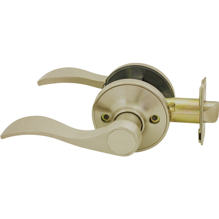 Cosmas 80 Series Satin Nickel Passage Door Lever: DL84-SN