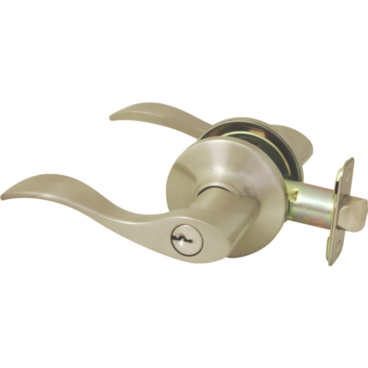 Cosmas 80 Series Satin Nickel Entry Door Lever: DL80-SN