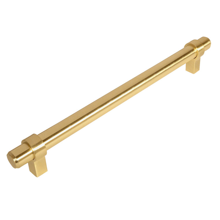 Cosmas 161-192BG Brushed Gold Cabinet Hardware Euro Style Bar Pull