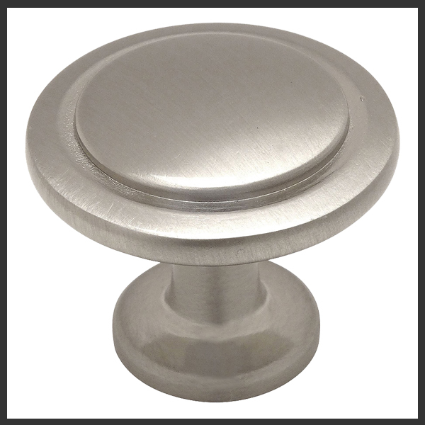 10 Pack - Cosmas 4950BAB Brushed Antique Brass Cabinet Hardware Round  Mushroom Knob - 1-1/4 Diameter