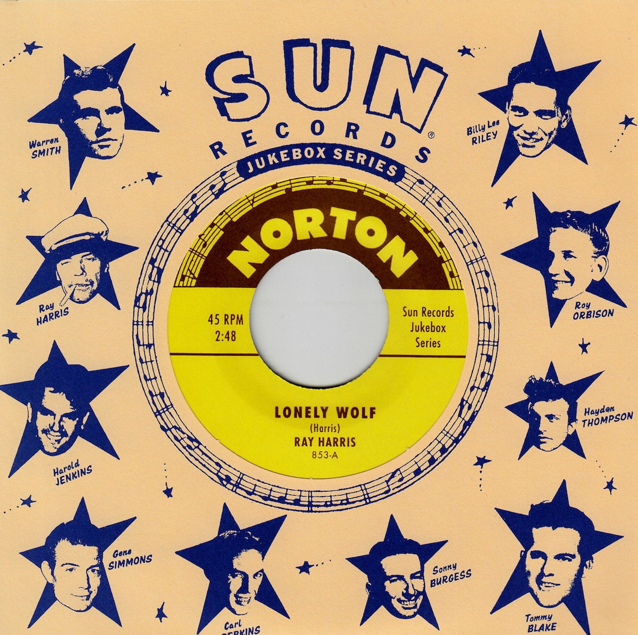 853 RAY HARRIS - LONELY WOLF / JIMMY PRITCHETT - THAT'S THE WAY I