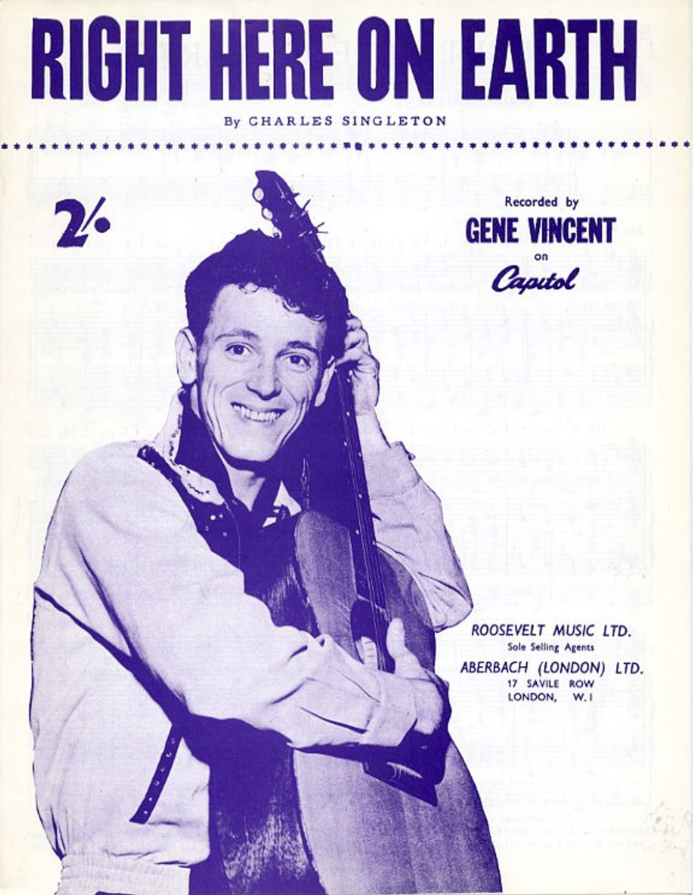 GENE VINCENT - RIGHT HERE ON EARTH