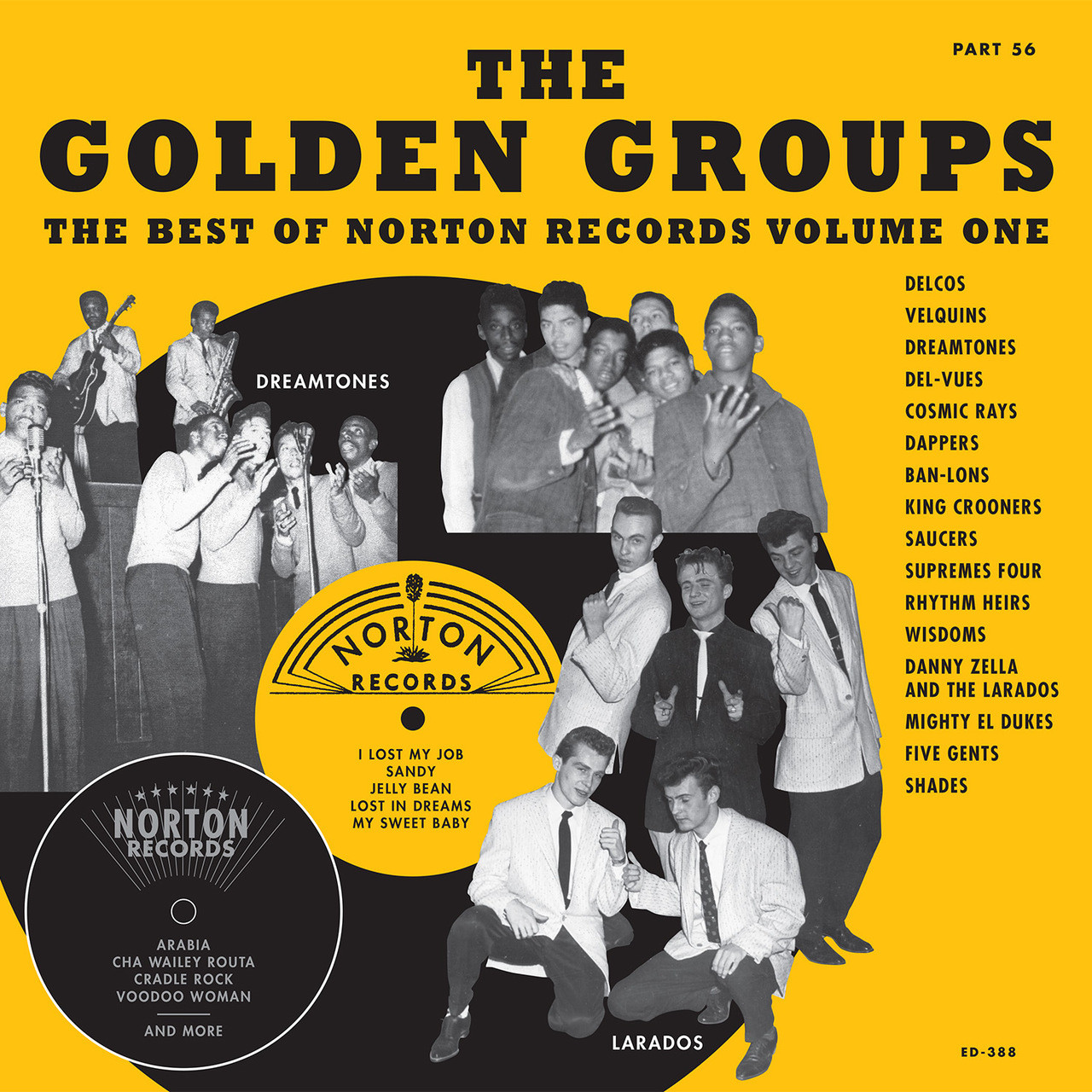 388 VA - GOLDEN GROUPS: BEST OF NORTON RECORDS VOL. 1 - Norton Records