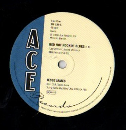 JAMES , JESSE JAMES - RED HOT ROCKIN' BLUES JAMES , JESSE JAMES - RED HOT ROCKIN' BLUES