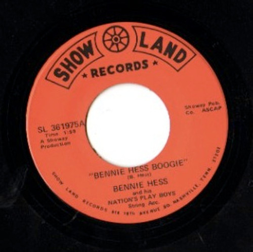 HESS , BENNIE HESS - BENNIE HESS BOOGIE
