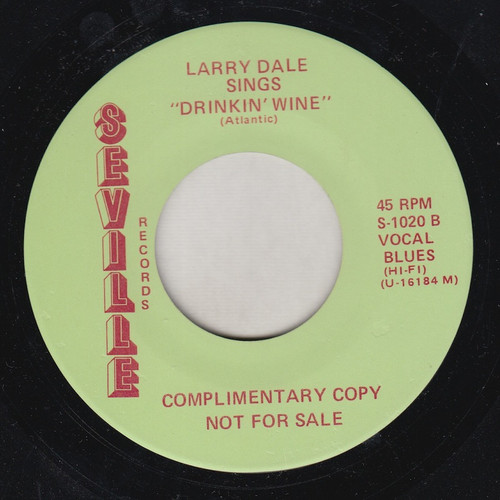 LARRY DALE SINGS DRINKIN' WINE