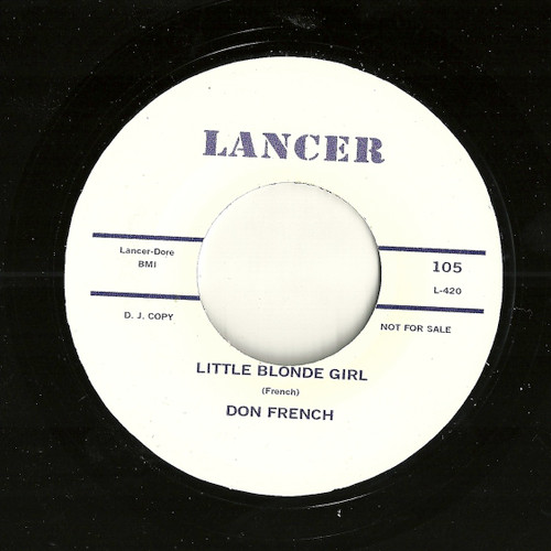 FRENCH , DON FRENCH - LITTLE BLONDE GIRL FRENCH , DON FRENCH - LITTLE BLONDE GIRL