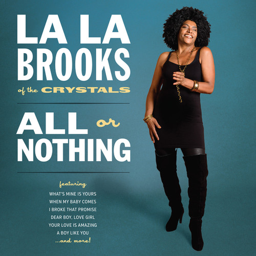 390-S LA LA BROOKS - ALL OR NOTHING LP (390) - AUTOGRAPHED! ��������������������������� LTD