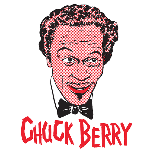 CHUCK BERRY - MONSTERS OF ROCK N ROLL  TEE