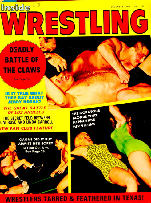 INSIDE WRESTLING MAGAZINE 1969