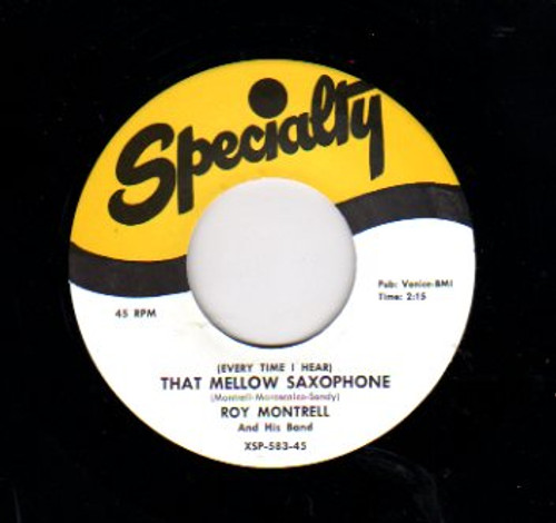 MONTRELL , ROY MONTRELL - THAT MELLOW SAXOPHONE MONTRELL , ROY MONTRELL - THAT MELLOW SAXOPHONE