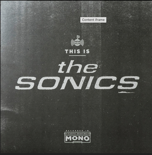 【US盤】The Sonics/Here are the Sonics!!! Graded on a Curve: The Sonics, Here Are the Sonics
