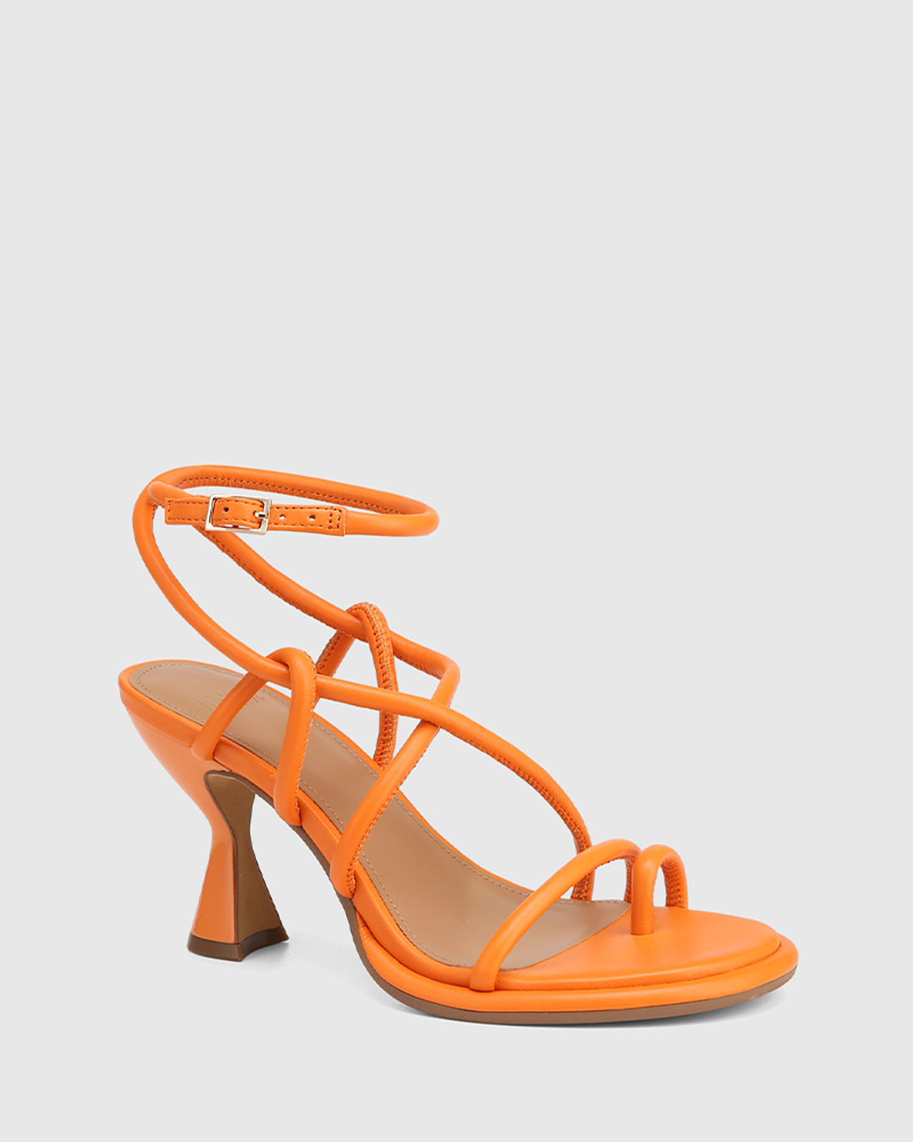 Uno Citrus Leather Strappy Sandal