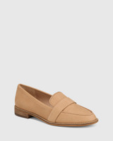 Hestia Biscuit Nubuck Leather Loafer 