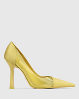 Watkins Citrus Recycled Satin and Vinyl Stiletto Heel Pump  