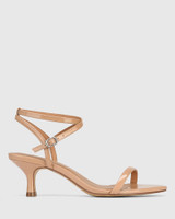 Keiper Sunkissed Tan Patent Kitten Heel Sandal 