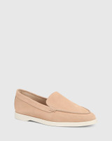 Beacon Vintage Pink Suede Flat Loafer 